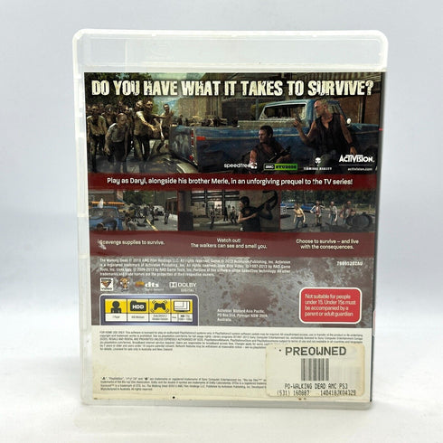 The Walking Dead: Survival Instinct - PlayStation 3 / PS3 Game